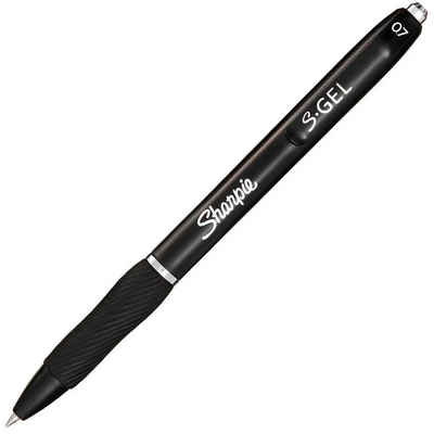 Sharpie Whiteboard Marker Sharpie Gelschreiber S-Gel 0,7mm Schwarz 12 Stück Faltschachtel