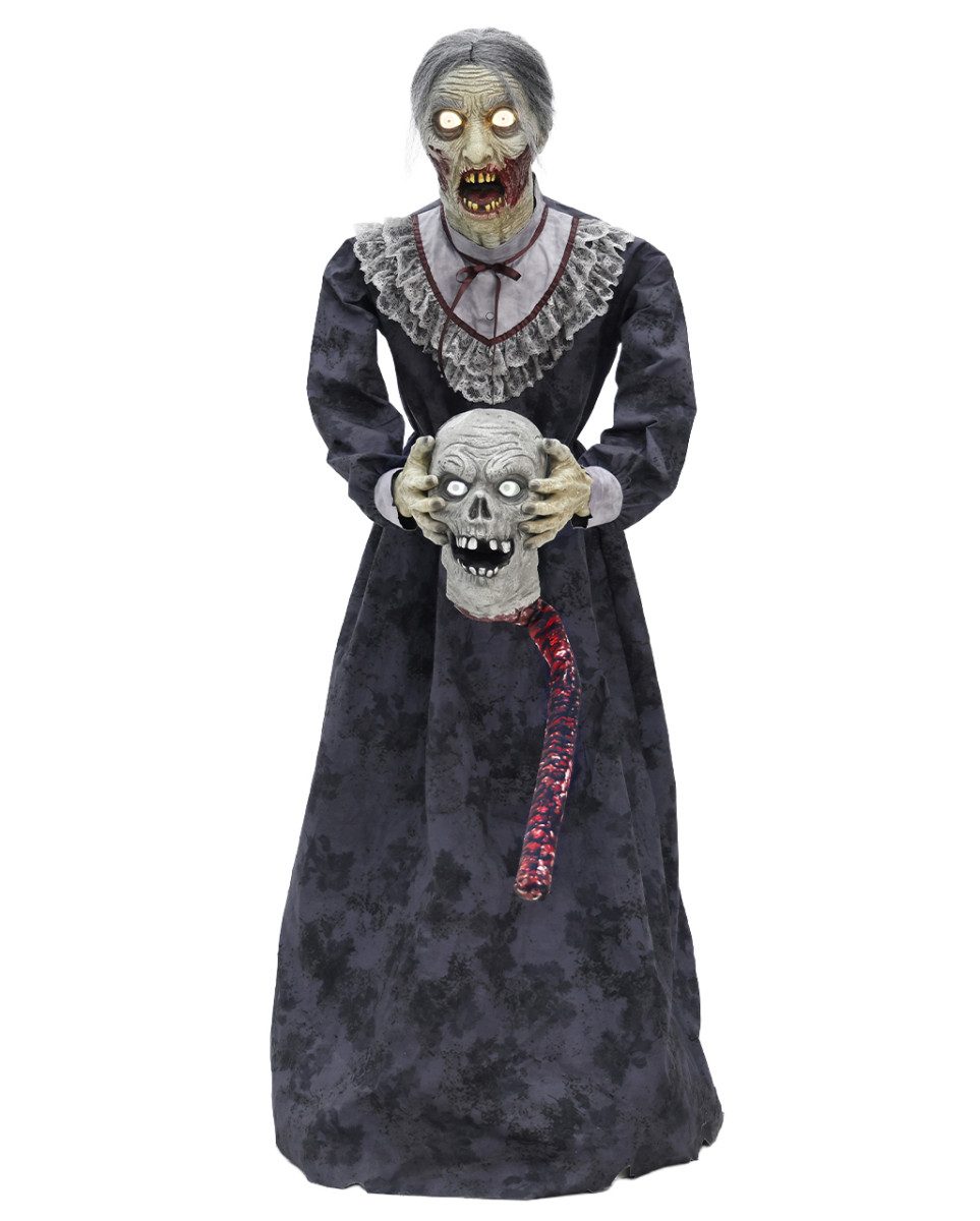 Horror-Shop Dekoobjekt Zombie Oma mit geköpftem Zombie Opa – Halloween An