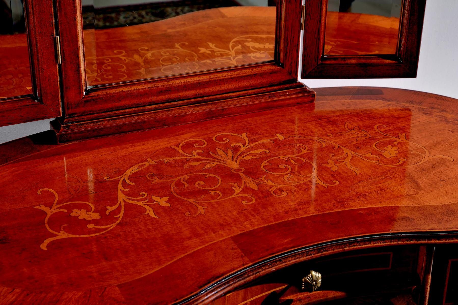 Barock Italienische Holz Möbel Konsolentisch JVmoebel Konsolen Konsolentisch Möbel Stil Design Braun