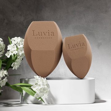 Luvia Cosmetics Make-up Schwamm Diamond Sponge Elegance, Set, 2 tlg., feinporige Oberfläche für natürliches Hautbild