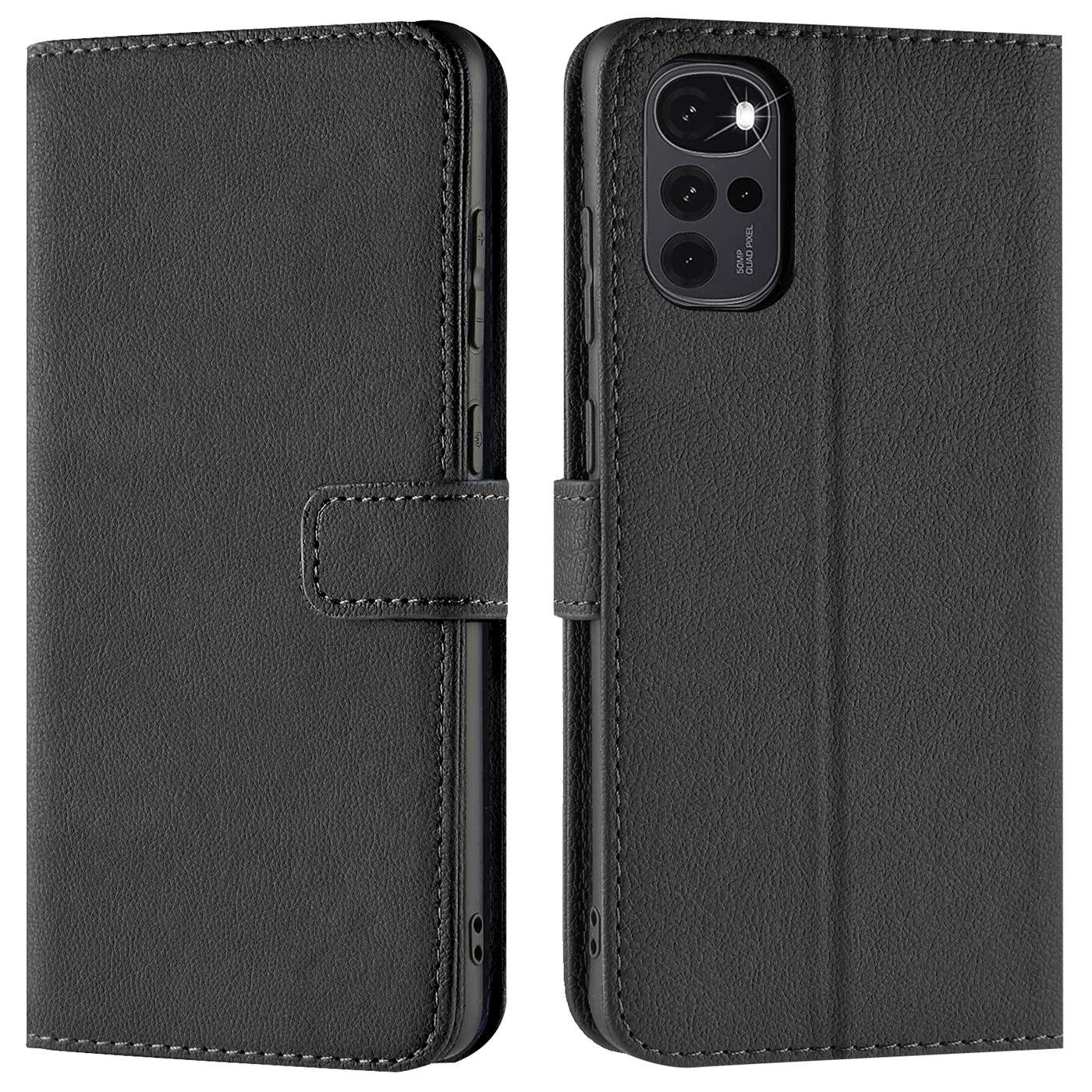 CoolGadget Handyhülle Wallet Klapp Tasche Book Case für Motorola Moto G22 6,5 Zoll, Hülle Klapphülle Flip Cover Etui Schutzhülle