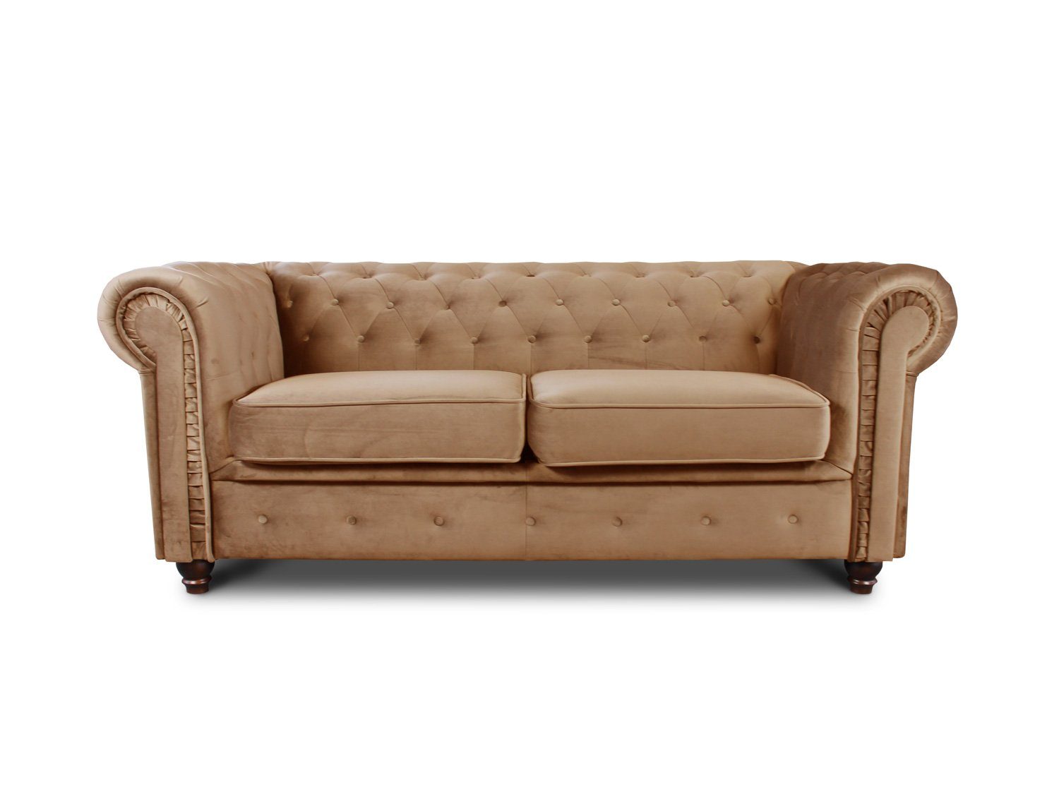 2-er, Sofa Sofa Glamour 2, Chesterfield Sofnet Sofagarnitur, Asti Couch