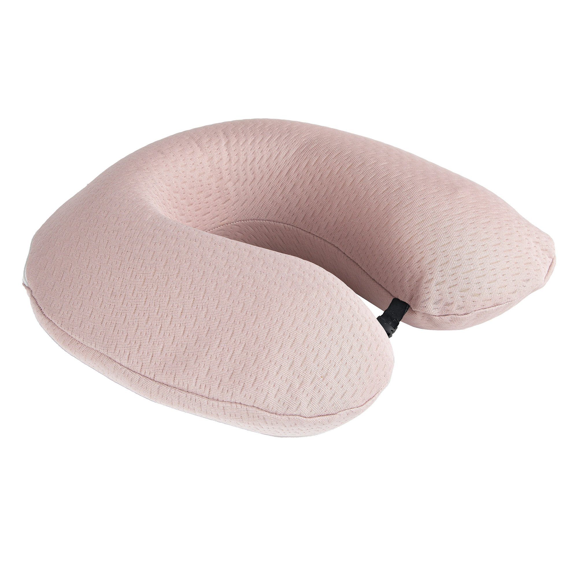 Komfortec Reisekissen Memory Schaum Nackenhörnchen, 1-tlg., U-Form Memory Foam Travel Pillow, OEKO-TEX-zertifiziertes Orthopädisch Nackenkissen Reisekissen