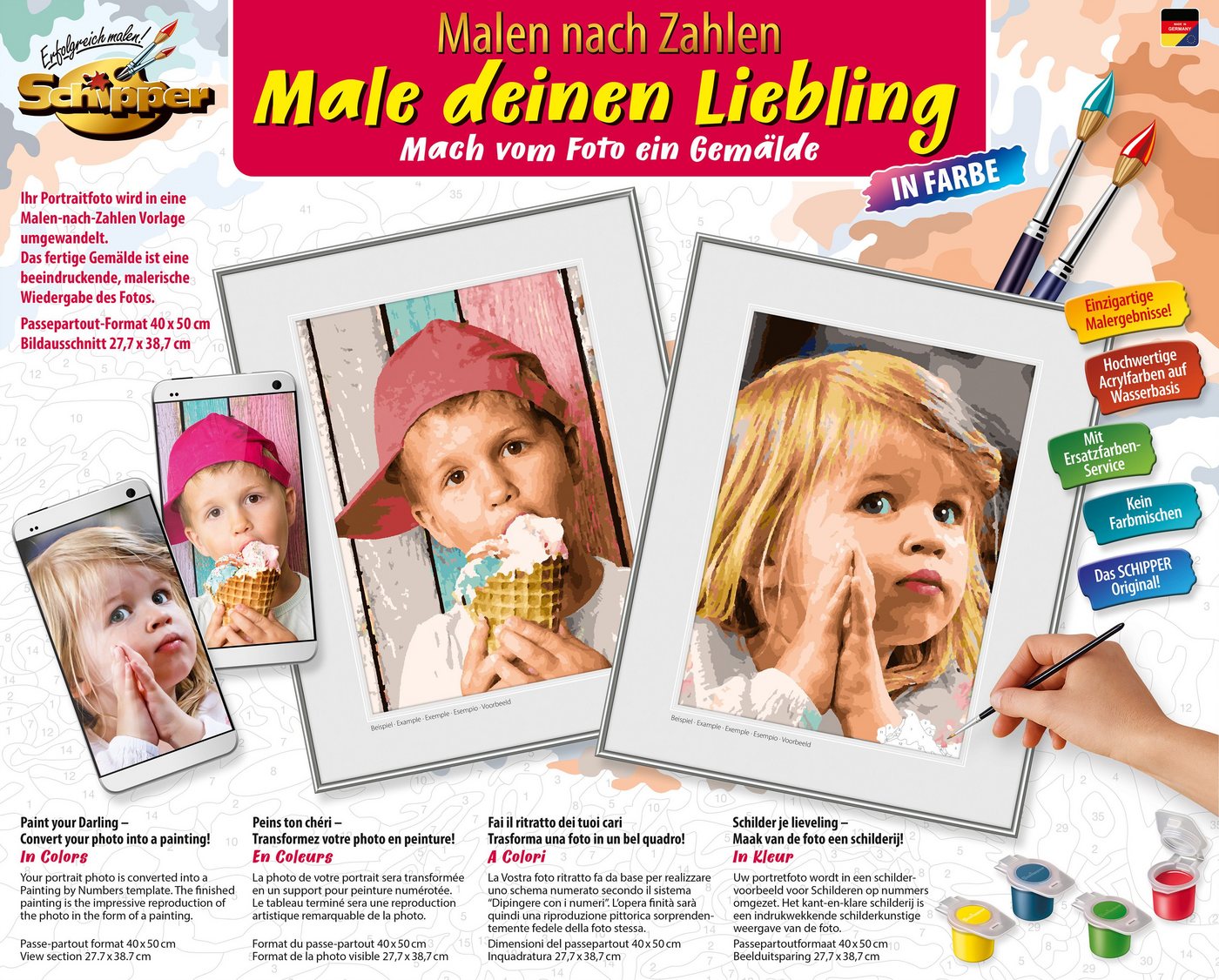 Thumbnail - Schipper Malen nach Zahlen Male deinen Liebling in Farbe, Made in Germany