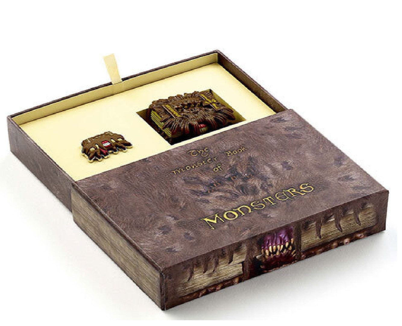 Schlüsselanhänger Harry Potter Geschenk Box Monster Book Schlüsselanhänger & Pin