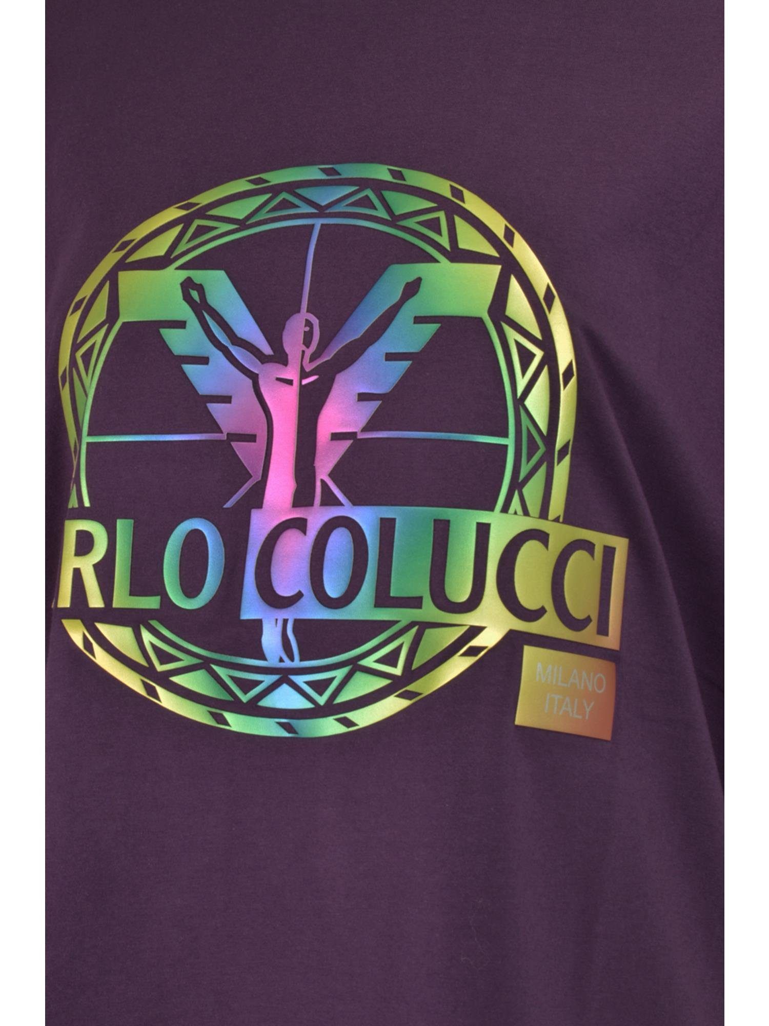 CARLO COLUCCI T-Shirt Caon Lila