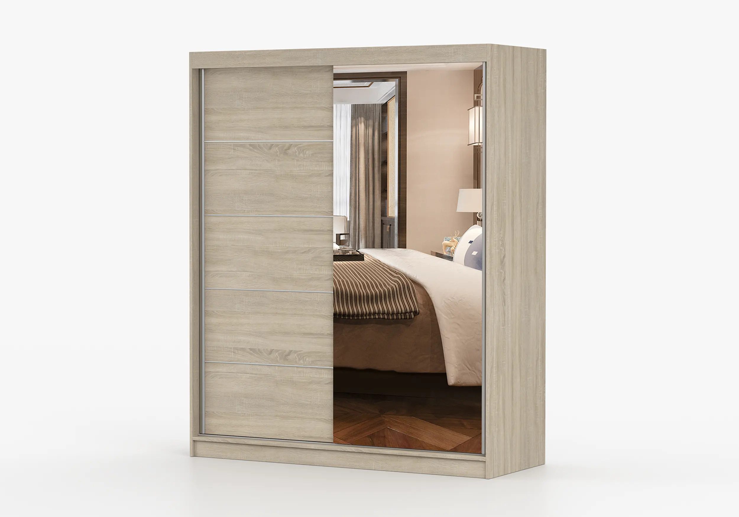 imoebel24 Schwebetürenschrank BONO 05 160 cm günstig online kaufen