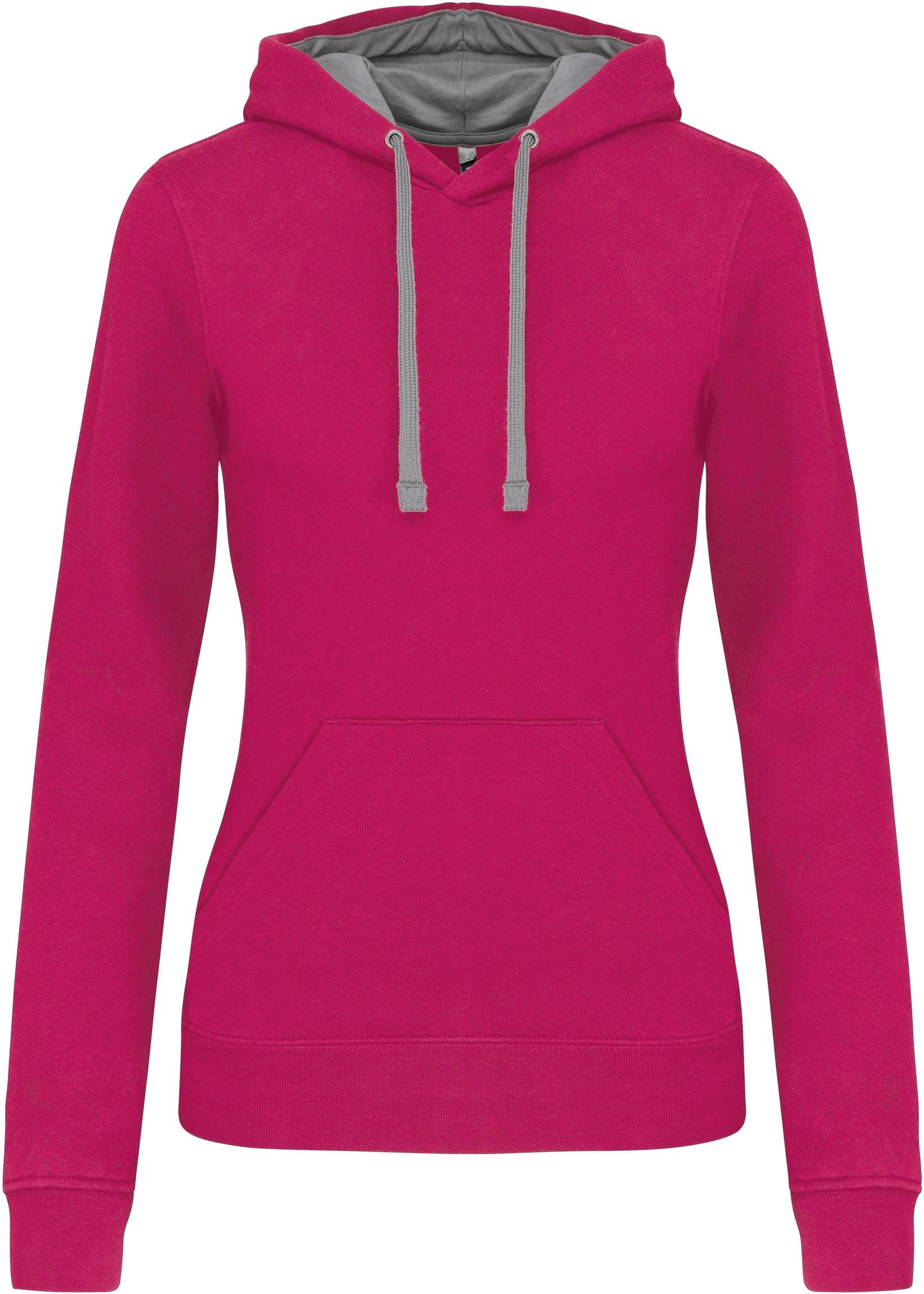 Kapuzenpullover Damen-kapuzensweatshirt bicolor