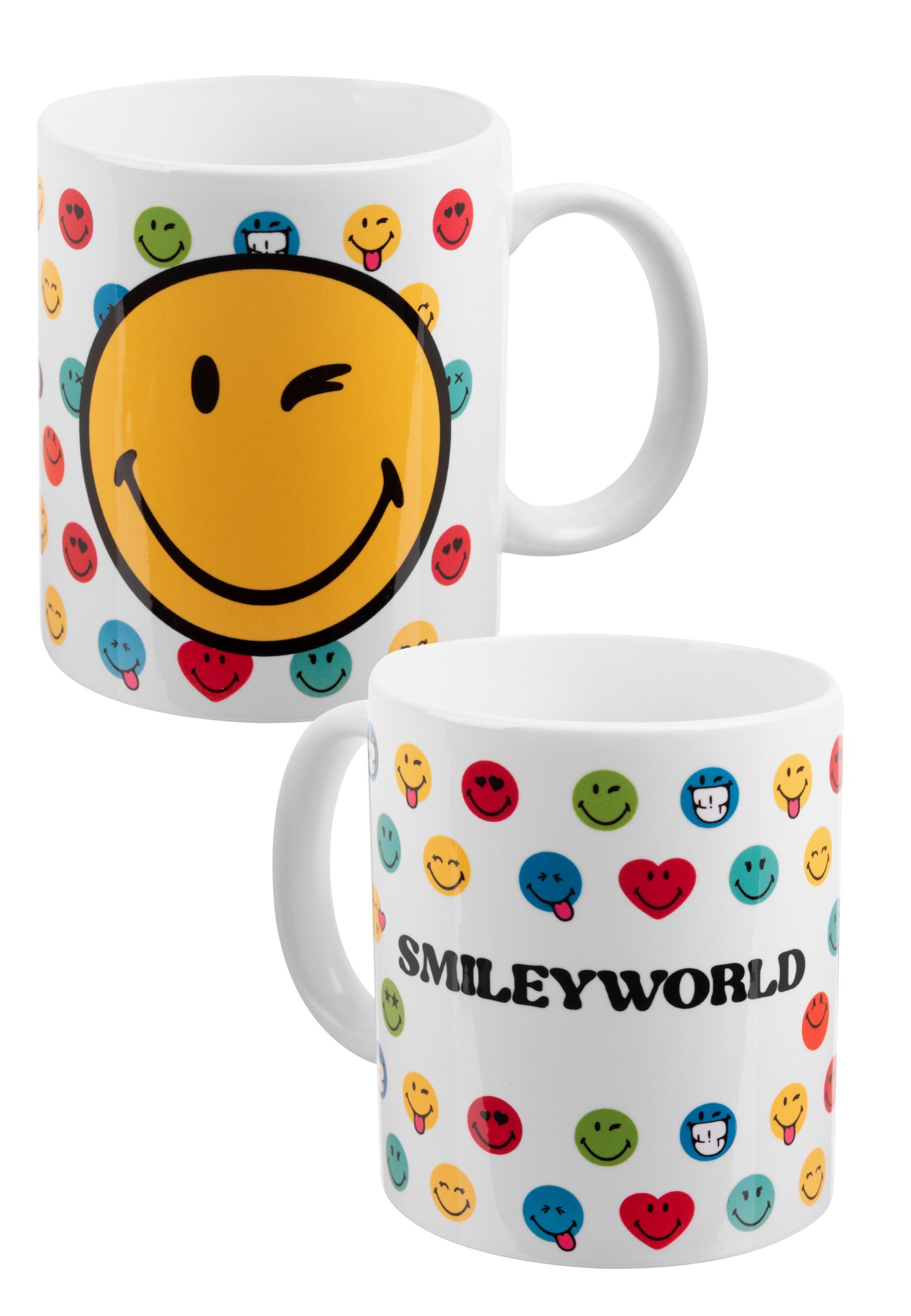 United Labels® Tasse Smileyworld Kaffeebecher Porzellan 320 ml