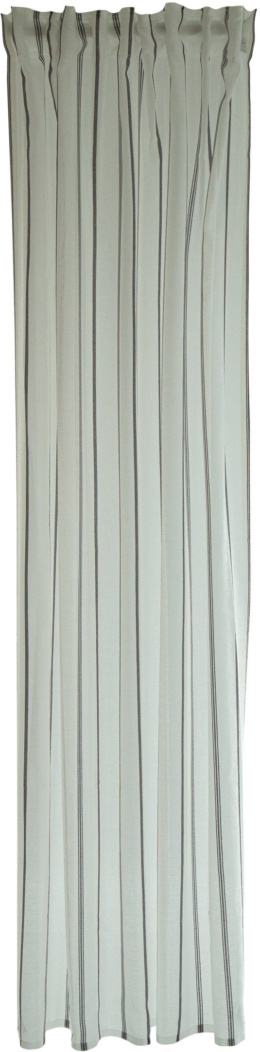 HOMING Gardine Vali (1 St), verdeckte Schlaufen, transparent, Streifen, modern, Wohnzimmer, Schlafzimmer