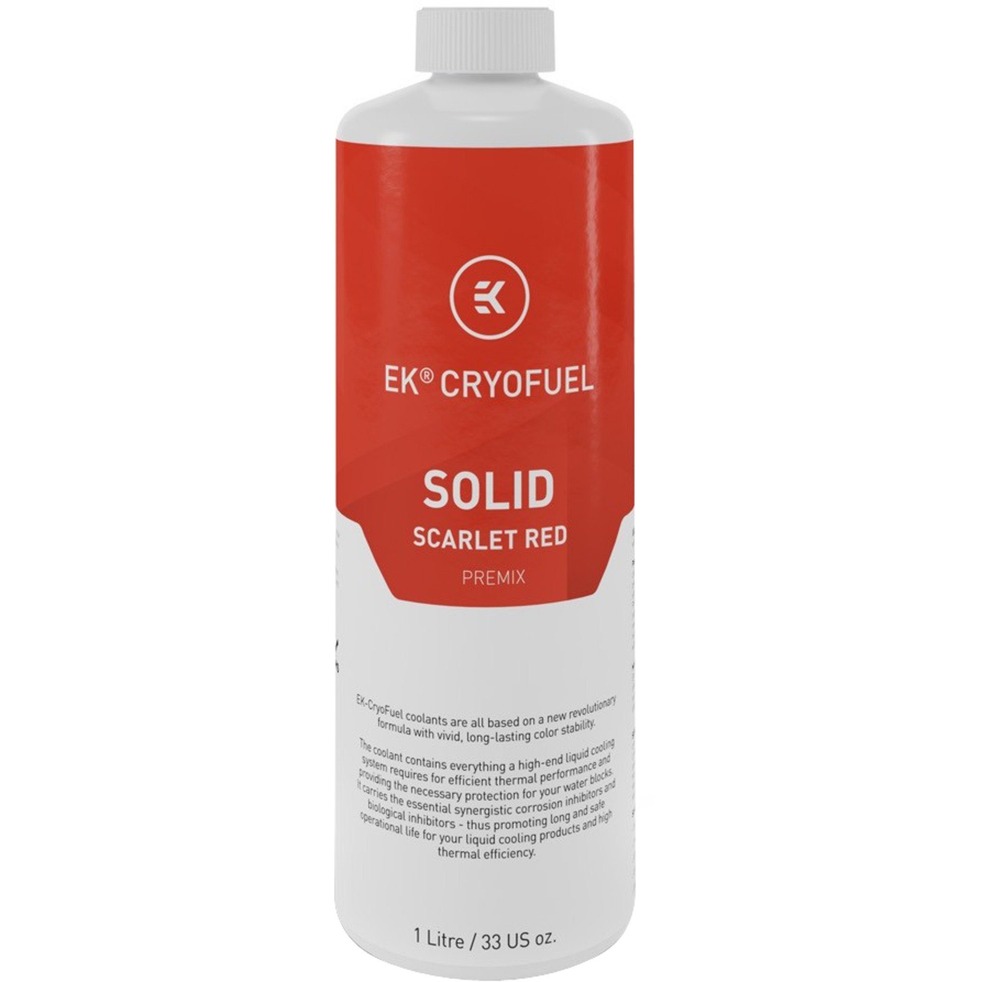 EKWB Wasserkühlung EK-CryoFuel Solid Scarlet Red (Premix 1000mL)