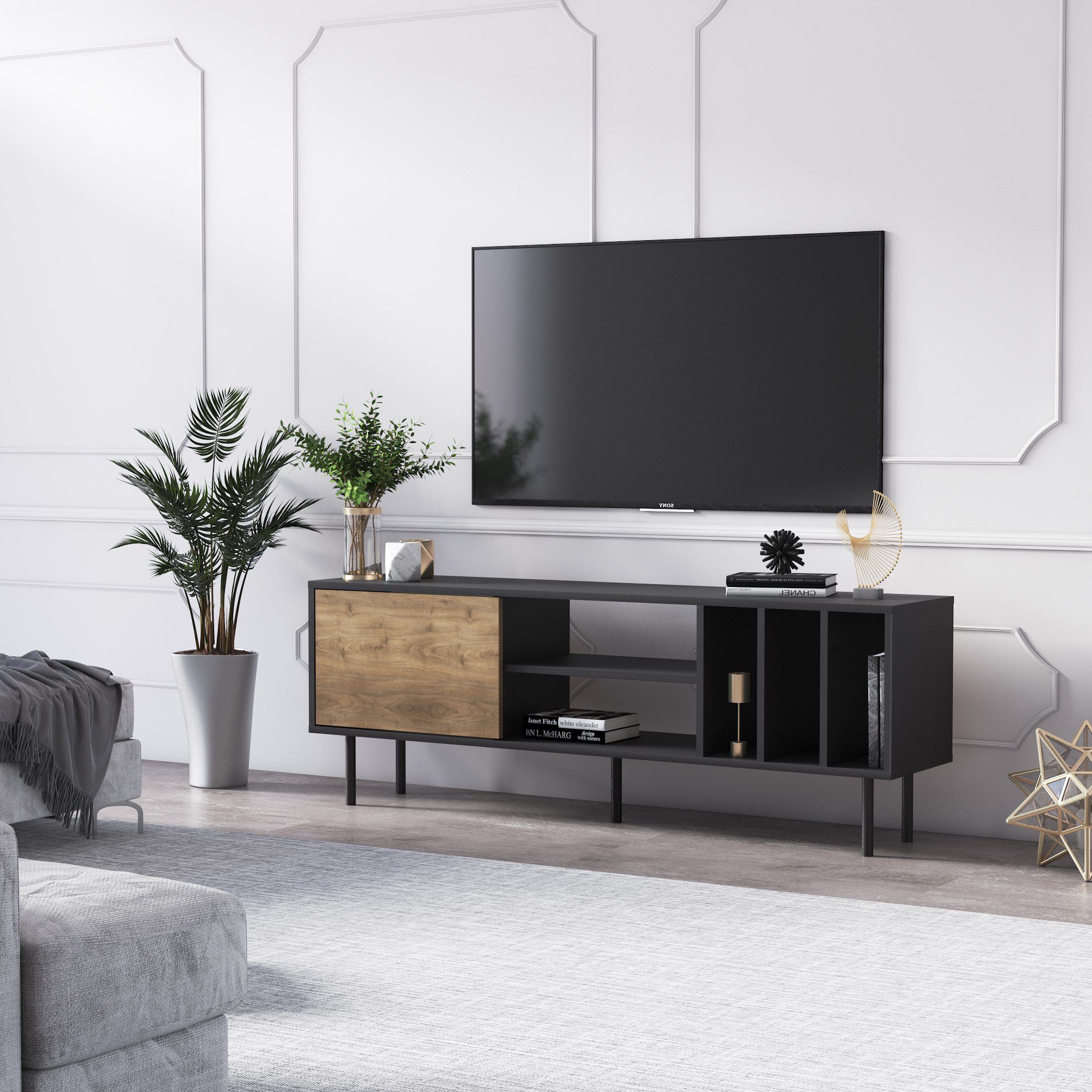 DEMA Home TV-Schrank Lowboard Hera, Breite günstig online kaufen