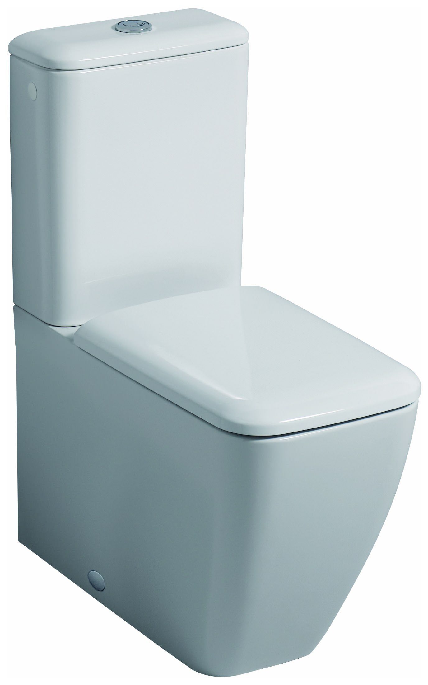 GEBERIT WC-Sitz it!, WC-Sitz mit Absenkautomatik Scharniere: Metall - Weiß Alpin