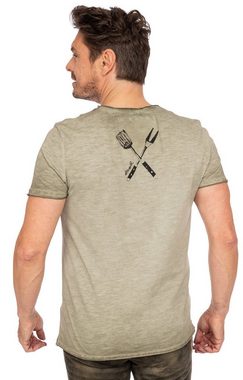 Hangowear T-Shirt T-Shirt GLUTSBRÜDER grau