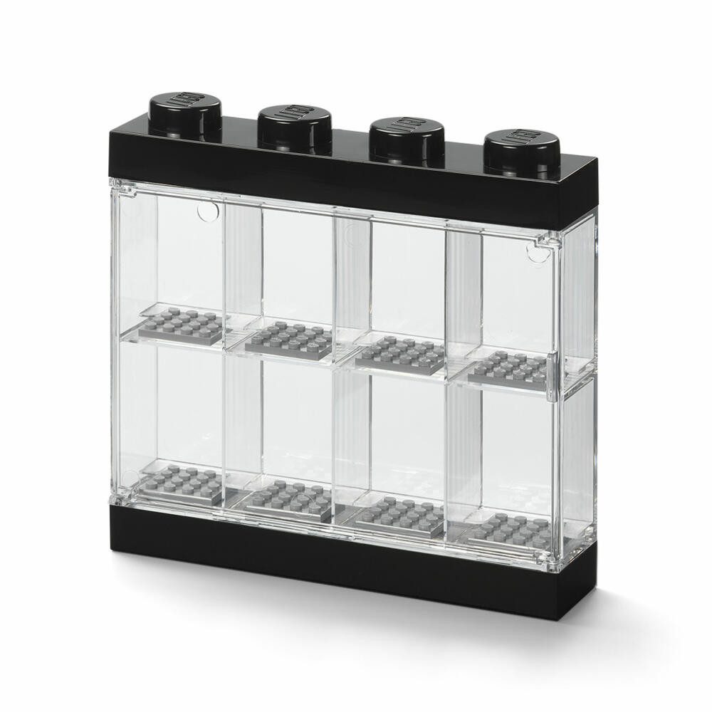 NHG Vitrine LEGO Minifigure Display Case 8 - Black perfekt für LEGO-Figuren