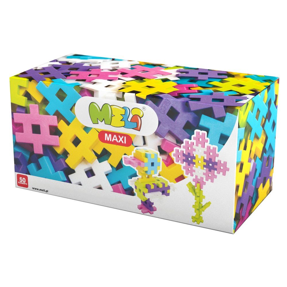 Meli Konstruktions-Spielset Maxi Pink 50