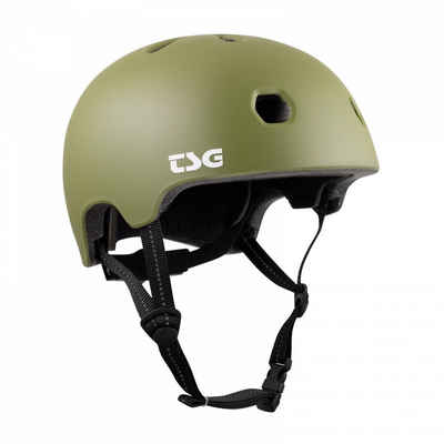 TSG Fahrradhelm Meta Solid Color - satin olive, Skate- & Fahrradhelm