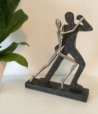 Moritz Skulptur Skulptur Tänzer tanzend 38x7x 30cm, Dekoobjekt Holz, Tischdeko, Fensterdeko, Wanddeko, Holzdeko
