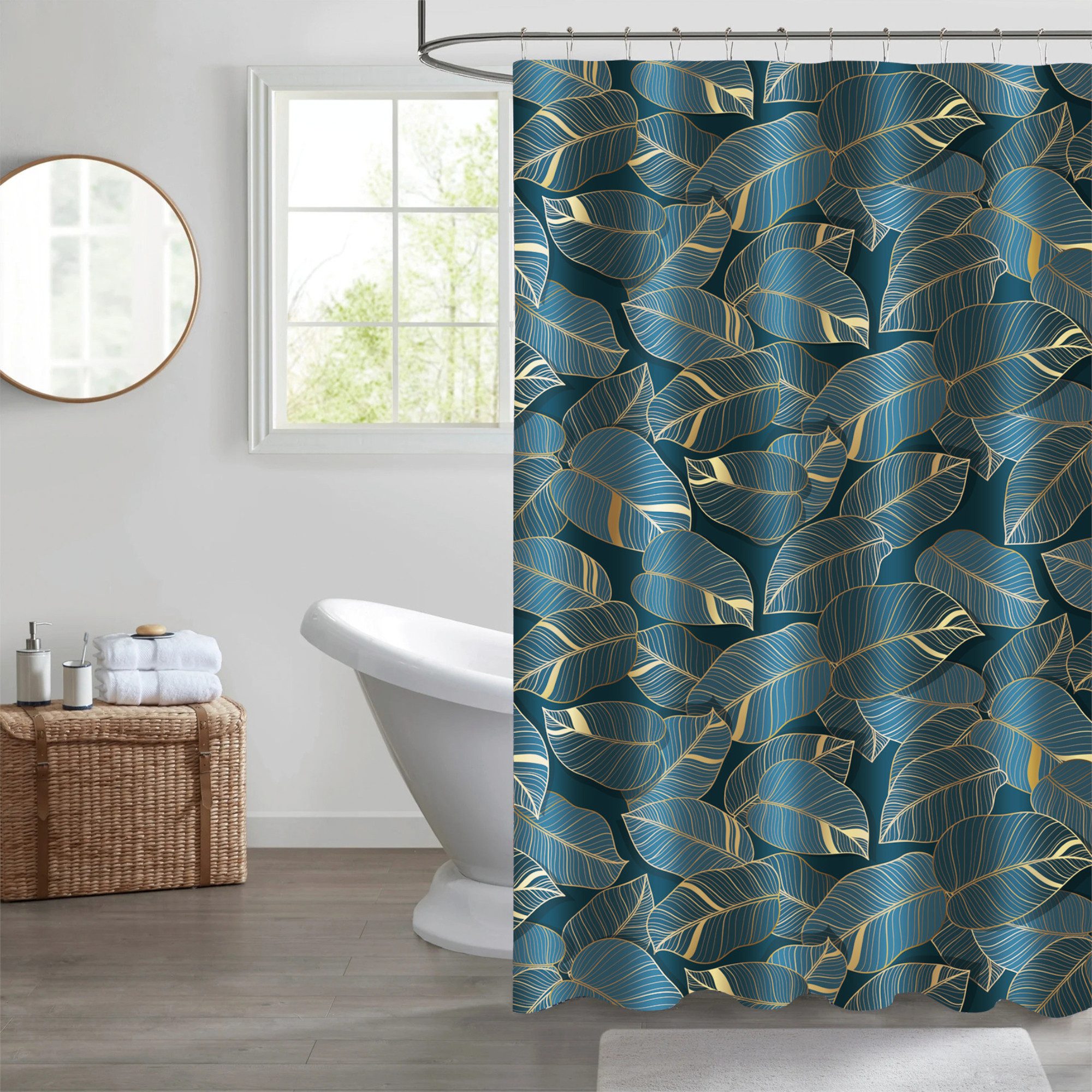 Sanilo Duschvorhang Monstera 180 x 200 günstig online kaufen