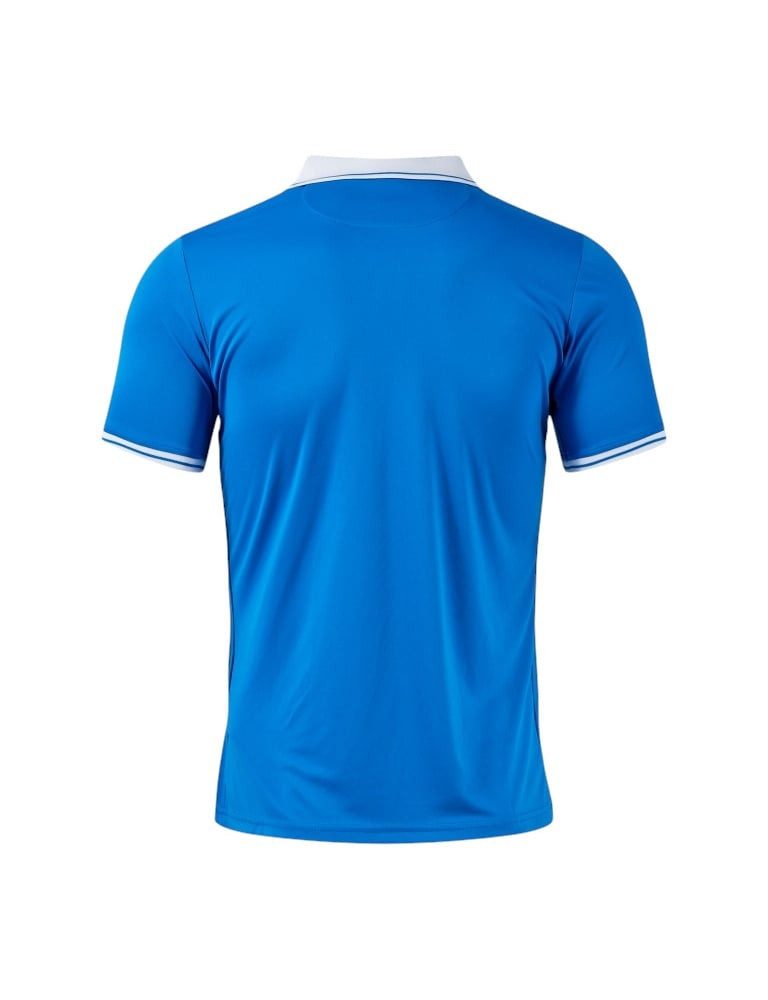 Joma Poloshirt Galaxy (100% rec. Polyester, leicht, atmungsaktiv) royalblau/weiss