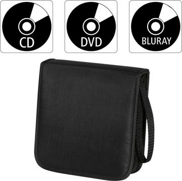 Hama DVD-Hülle CD-/DVD-/Blu-ray Tasche, Schwarz, für max. 20 Discs