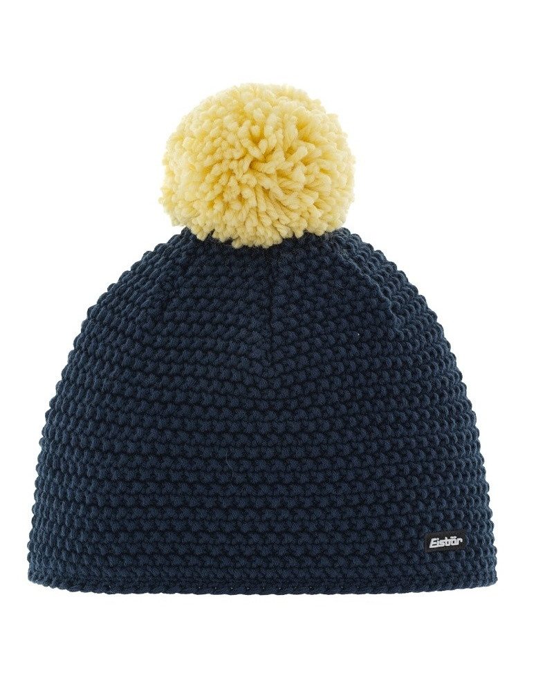 Eisbär Bommelmütze Wintermütze Jamie mit Bommel (Pompon) Merinowolle darkbl günstig online kaufen