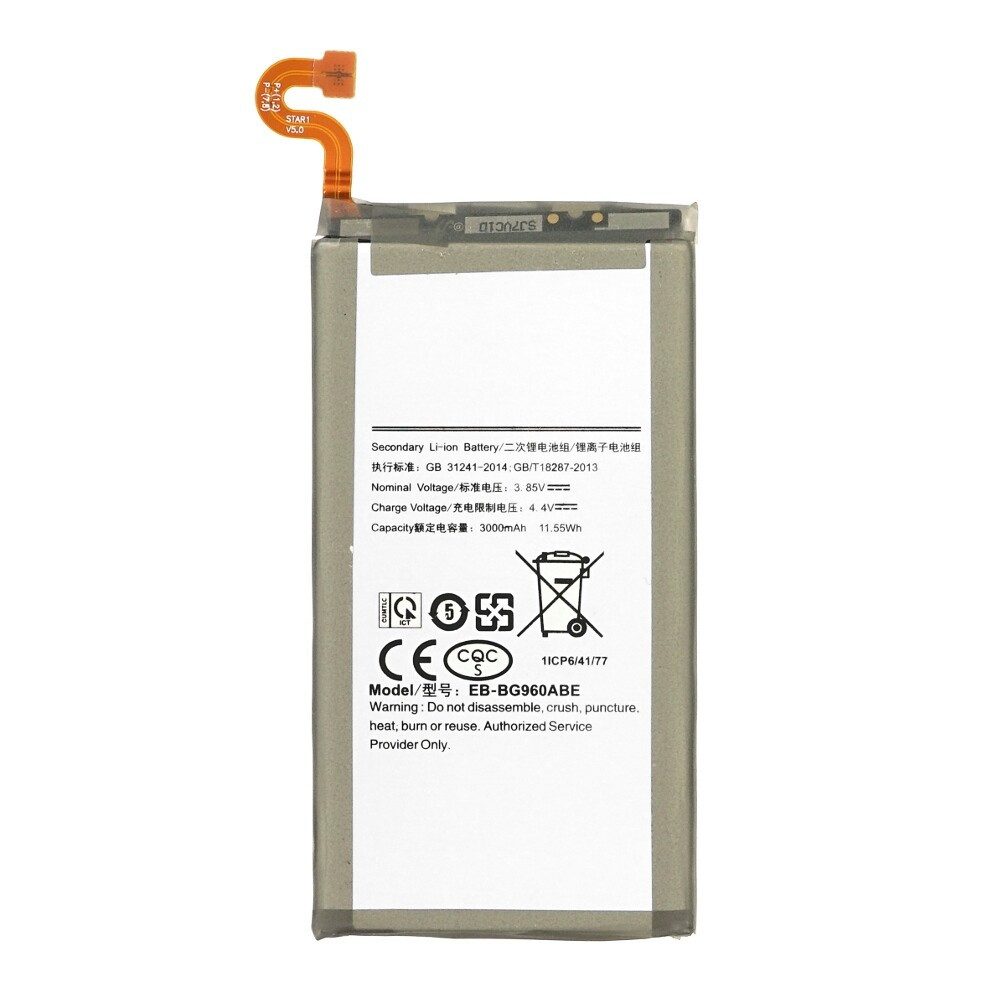 Akku EB-BG960ABE für Samsung Galaxy S9 G960F Akku 3000mAh Batterie Ers Handy-Akku (1 St)