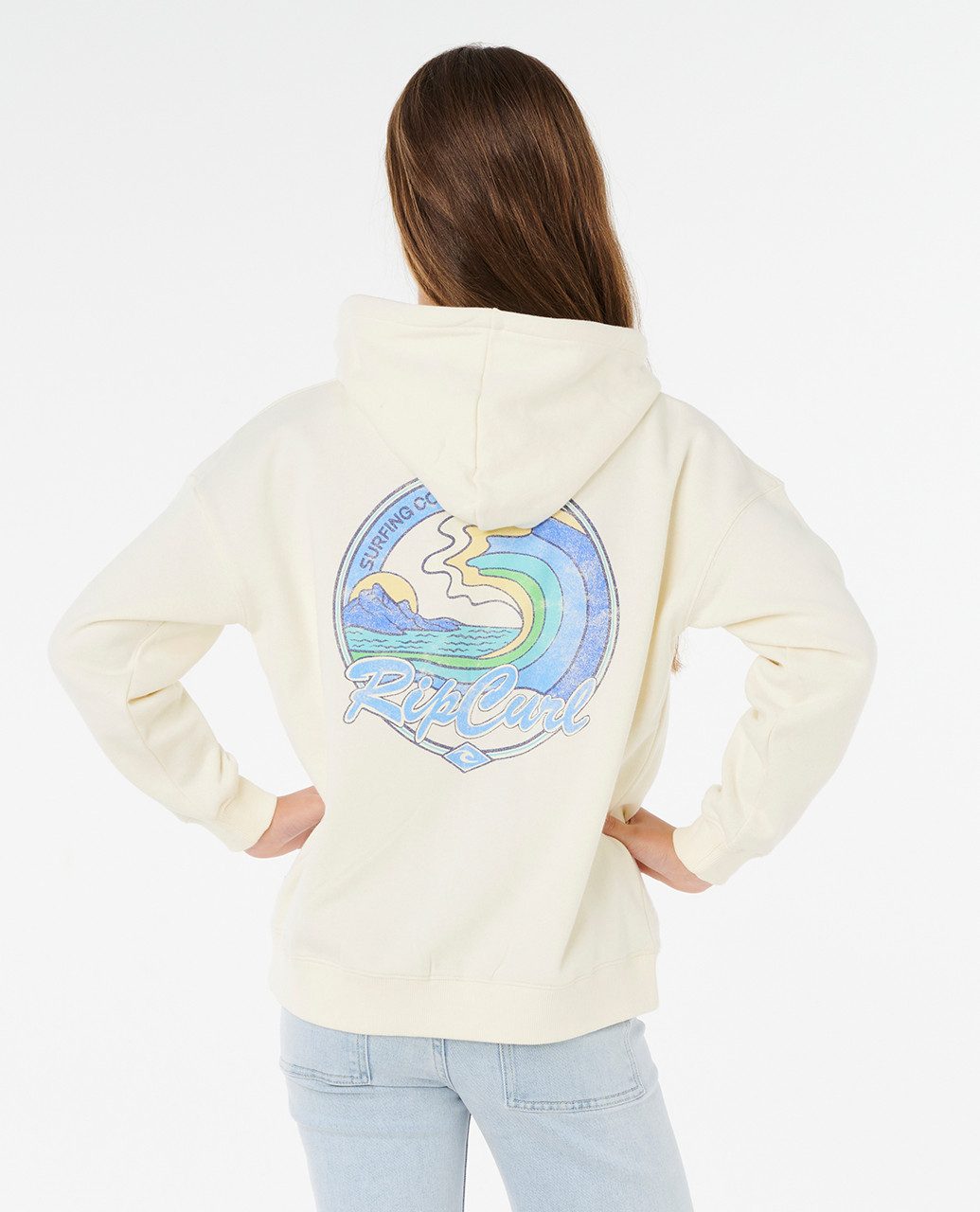 Rip Curl Kapuzenpullover Rip Curl Lay Day Relaxed Zip Fleece für Mädchen