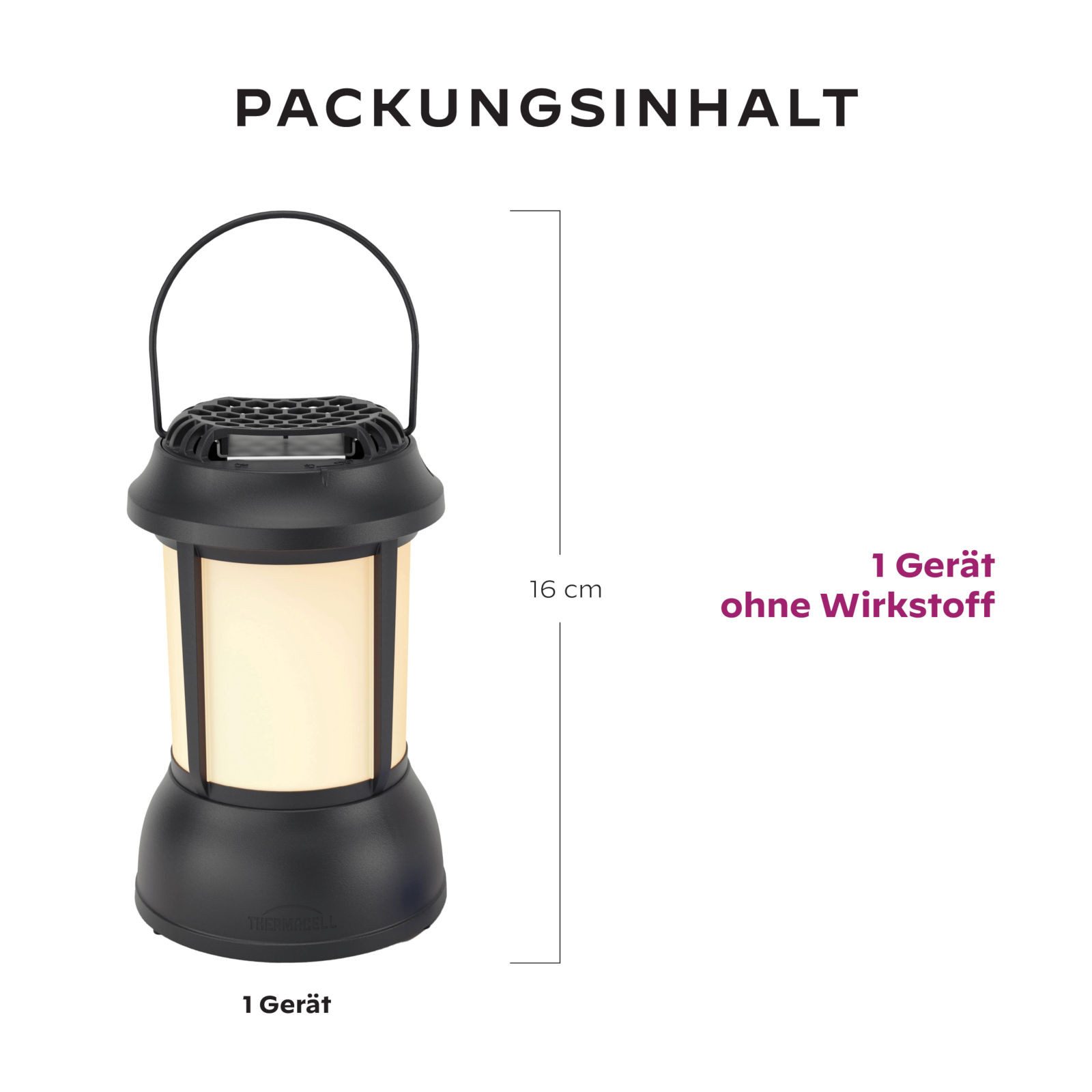 ThermaCell Insektenabwehrgerät Mückenabwehr Laterne, ohne Wirkstoff, günstig online kaufen