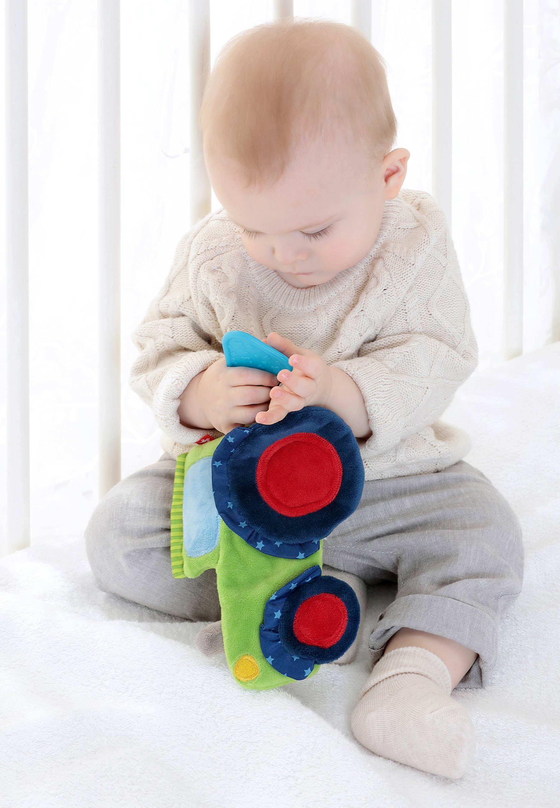 Sigikid Greifspielzeug Knistertuch PlayQ für Babys und Kleinkinder Unisex (1-tlg)
