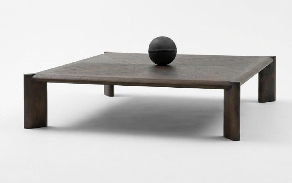 Xlmoebel Stehtisch Moderner Holz-Couchtisch in Braun für Ihr Wohnzimmer, Made in Europa