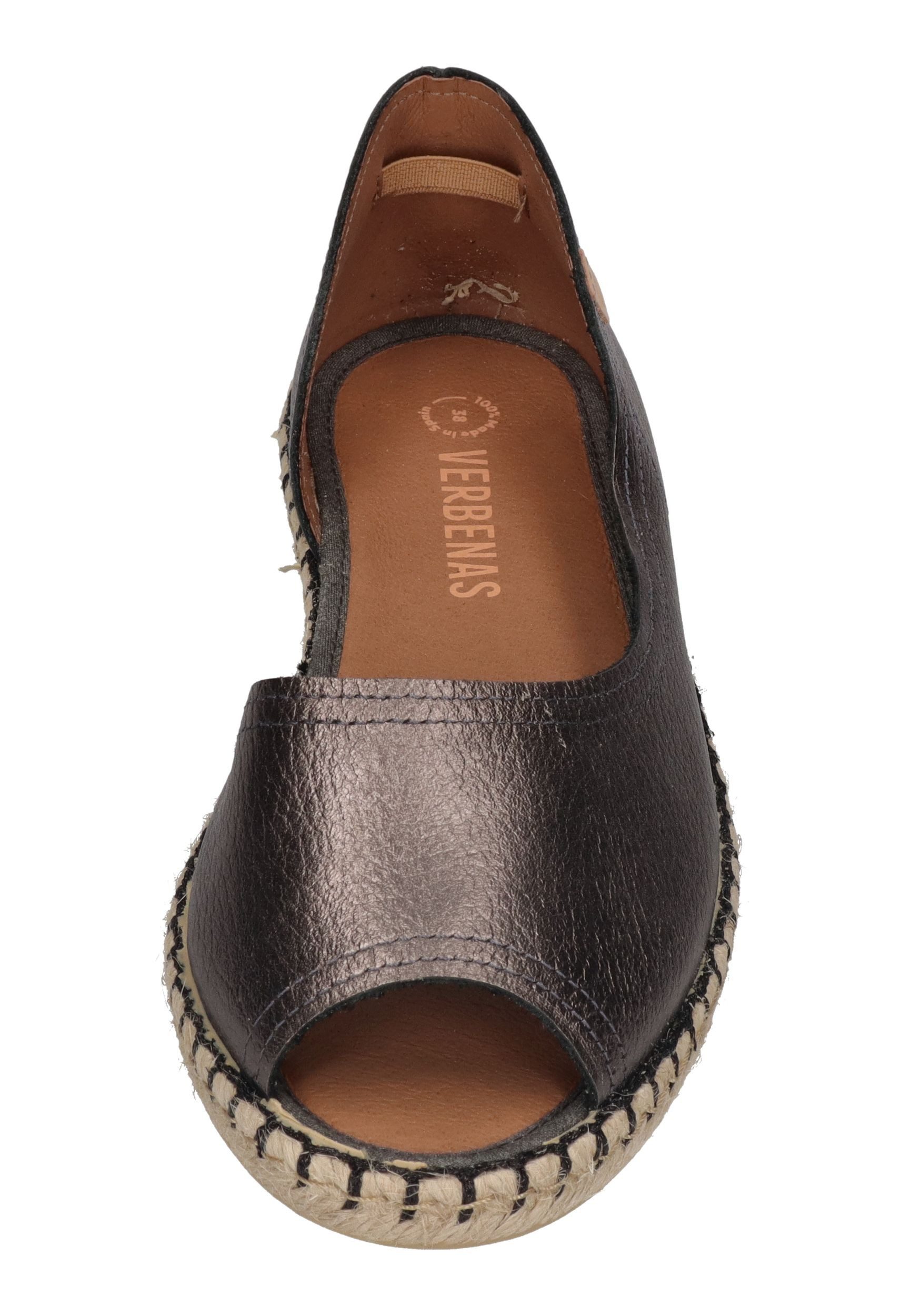 VERBENAS CRUZ nucleo metal al Espadrille Plomo
