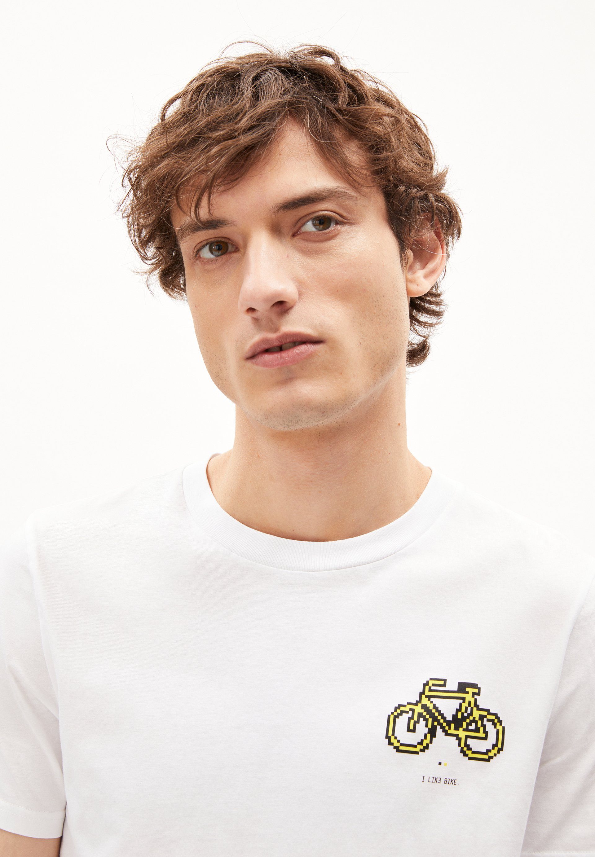 Armedangels Print-Shirt JAAMES I LIKE BIKE Regular Fit