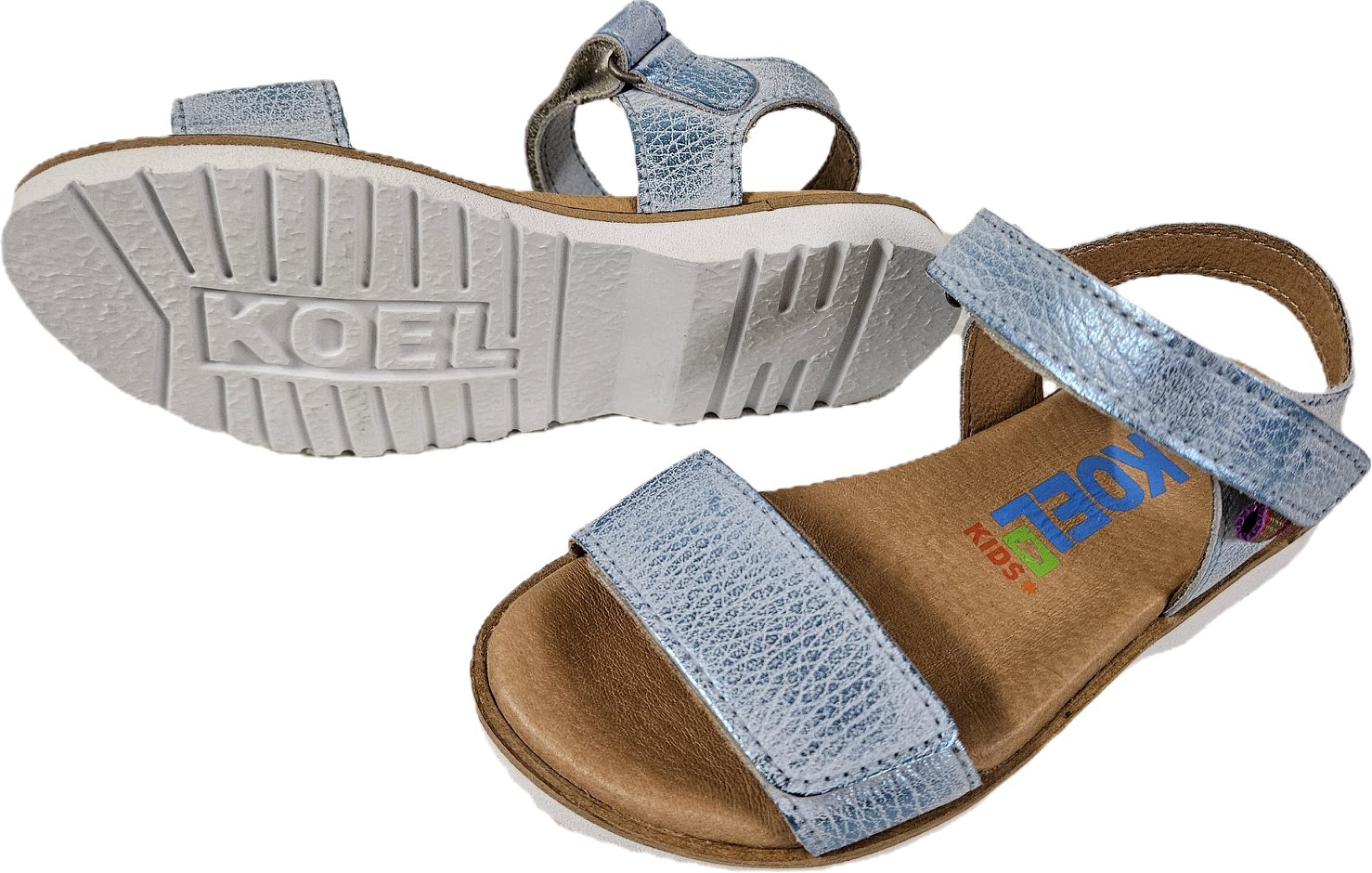 KOEL Ledersandalen Mädchen Sommer Klettverschluß KO350 Sandale aus echtem Leder