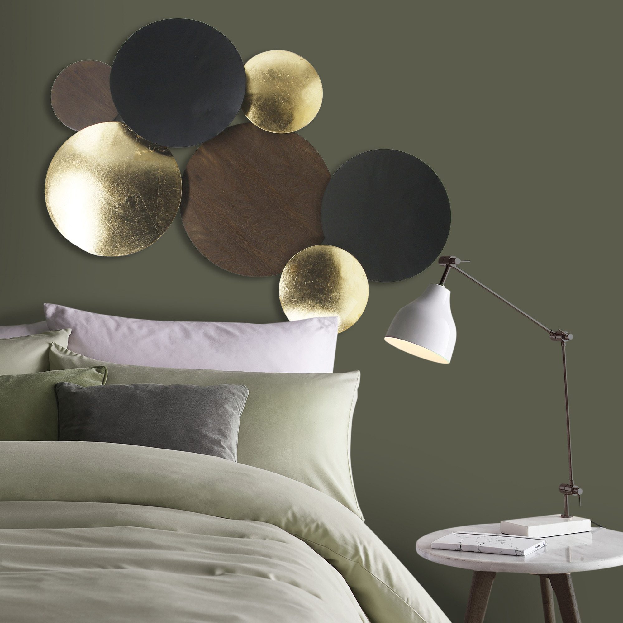 Art for the home Wandbild Elegant Ornament, (1 St), Luxus Metal Art Wanddeko