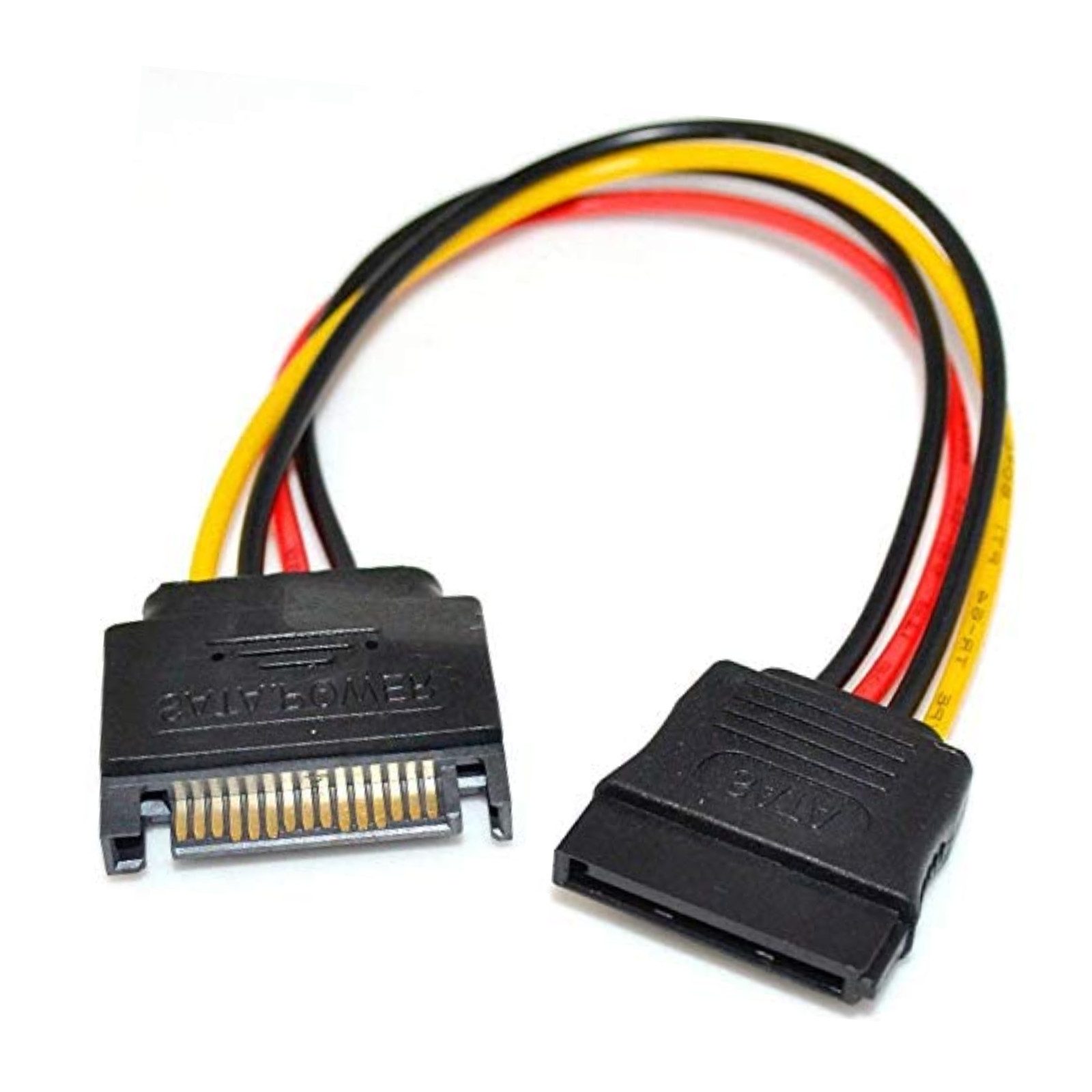 P26 SATA Verlängerung Kabel Stromkabel Adapter 15pin Stecker zu Buchse Computer-Kabel