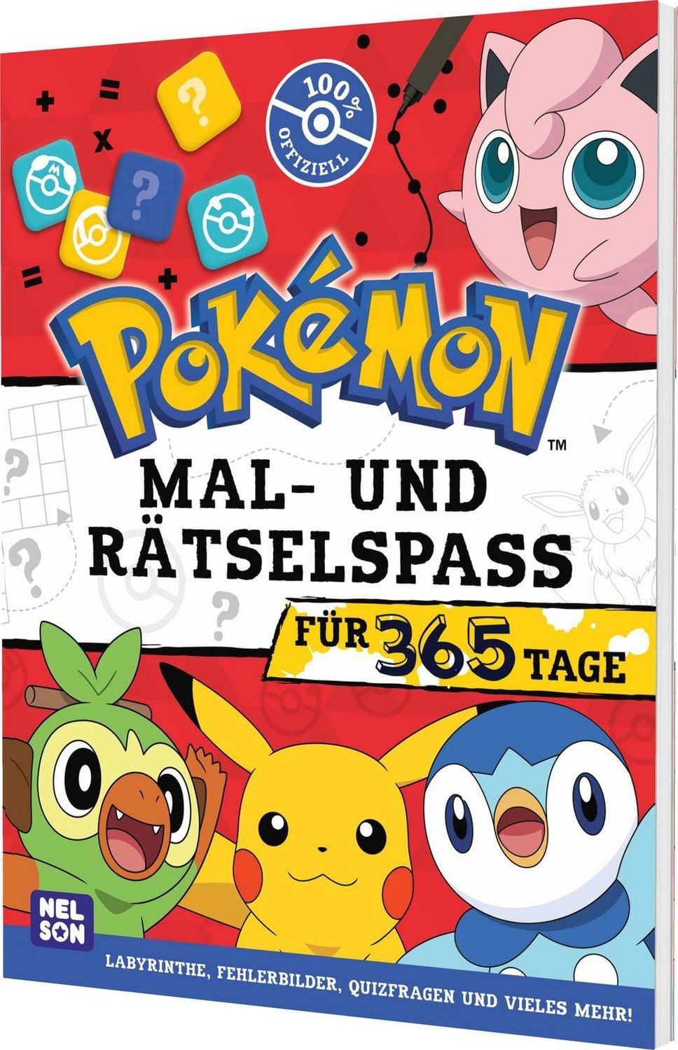 Pokémon Activity-Buch: Mal- und Rätselspaß für 365 Tage / diverse