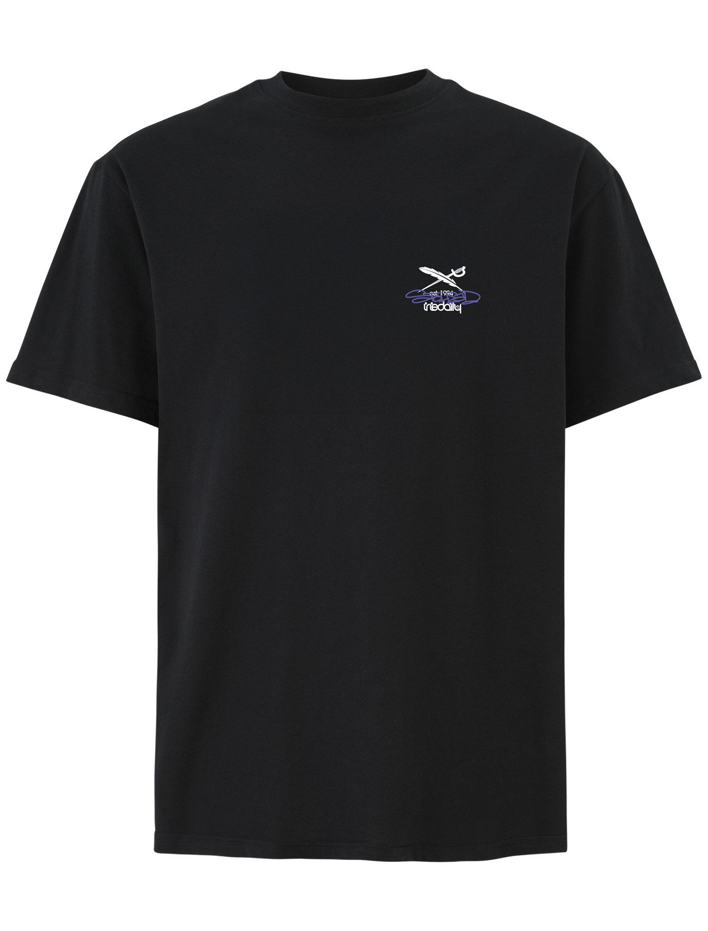 iriedaily Kurzarmshirt Stohead Upper 36 - T-Shirt Herren - Sommershirt - Herrenshirt - schwar