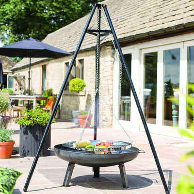 REDFIRE® Grillkamin Dreibein Grill Schwarz 172 cm BBQ TRIPOD