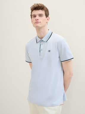 TOM TAILOR Poloshirt Poloshirt mit Piqué Struktur