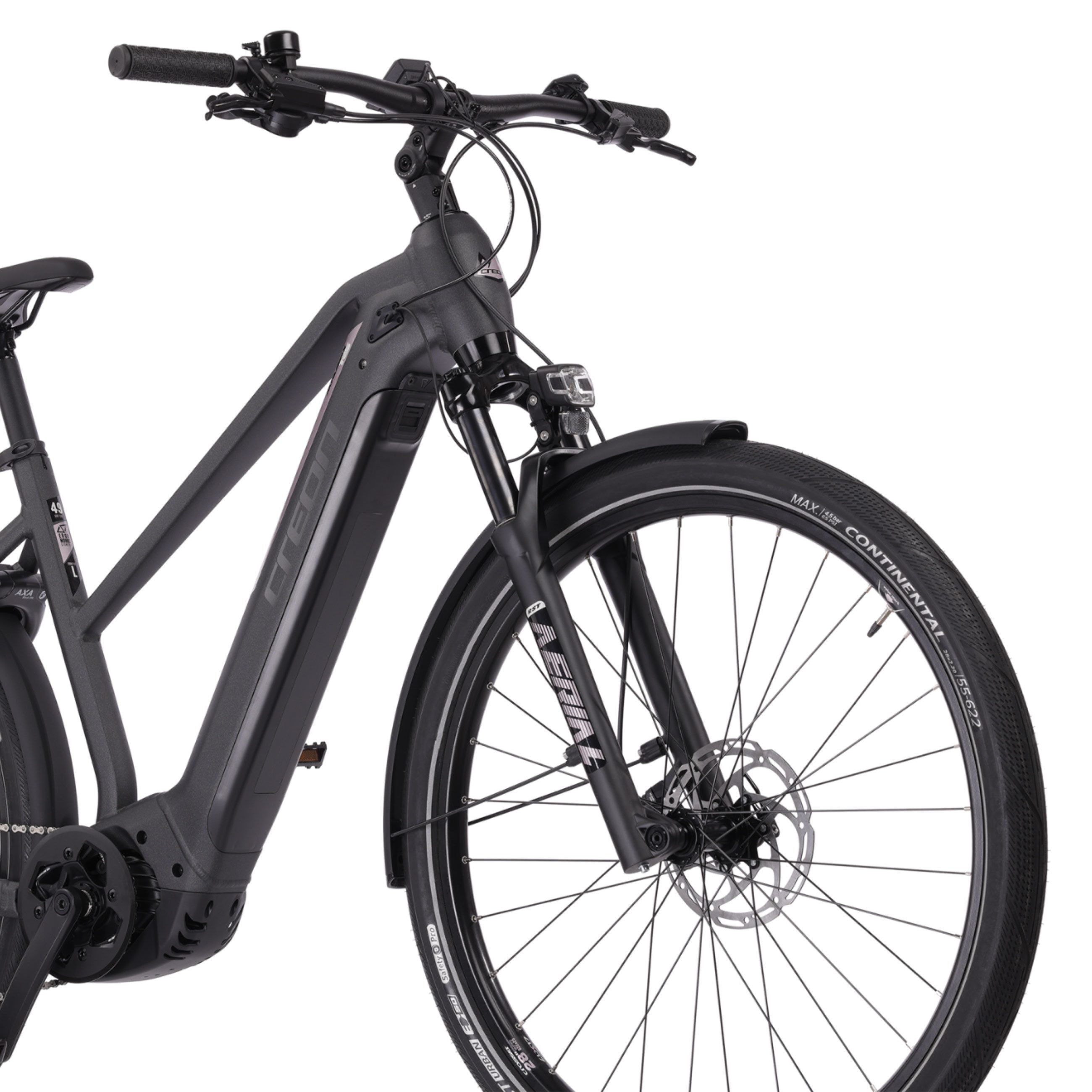 Airtracks E-Bike Mountainbike 28" Damen E-Bike Trekking Bike MAVERIX TR5 BOSCH PERFORMANCE LINE CX, 11 Gang SHIMANO 'DEORE RD-M5100 SHADOW PLUS Schaltwerk, Kettenschaltung, Mittelmotor, 750 Wh, (POWERTUBE SMART SYSTEM), Display BOSCH KIOX 300 Trekking Fahrrad - 45cm 49cm 53cm - Mod. 2026