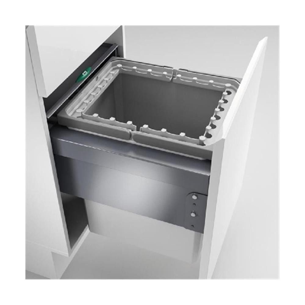 Naber Einbaumülleimer Cox® Base 460 R/450-1, hellgrau, H 460