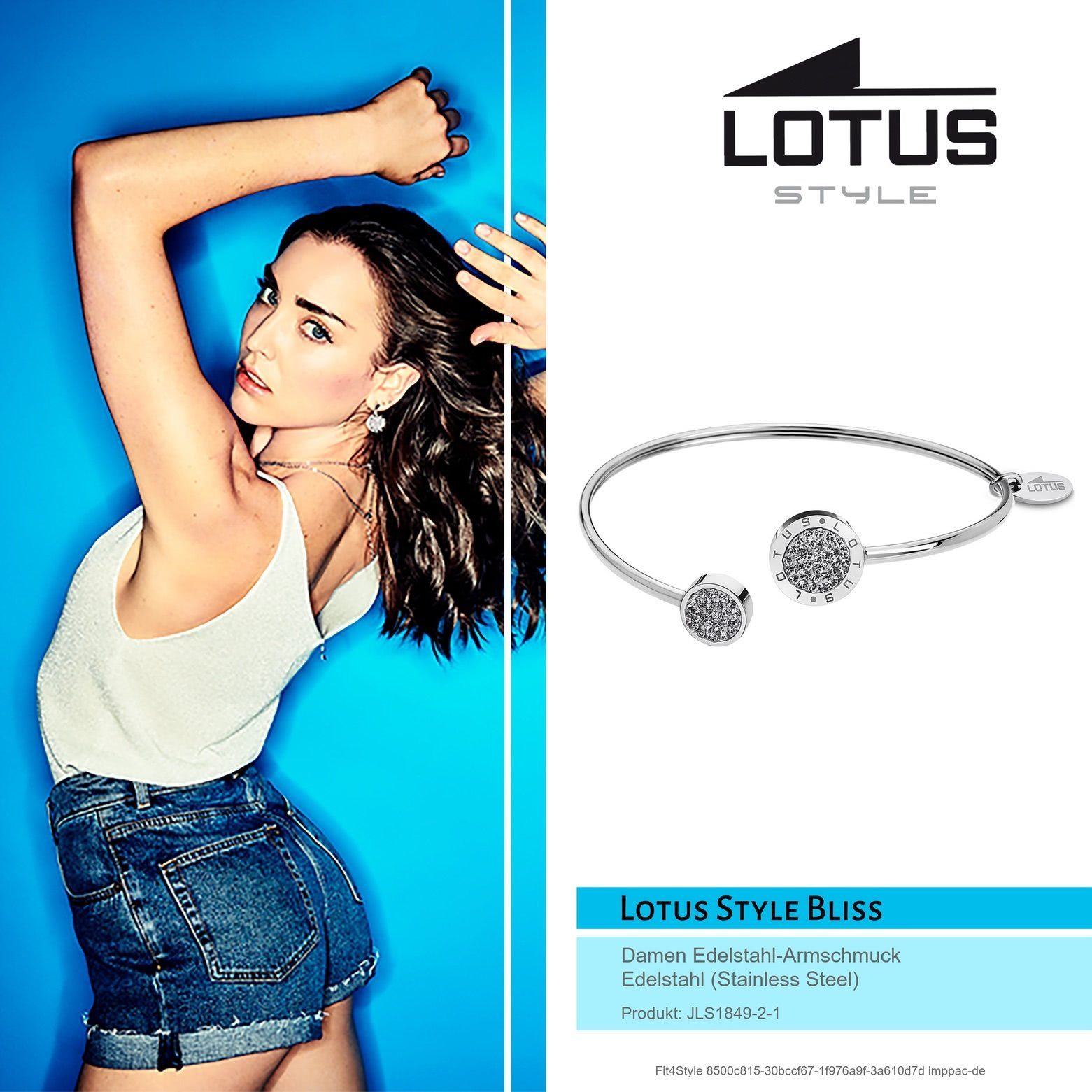 Lotus Style Edelstahlarmband Lotus Style Bliss Armband silber (Armband), Armbänder für Damen Edelstahl (Stainless Steel)