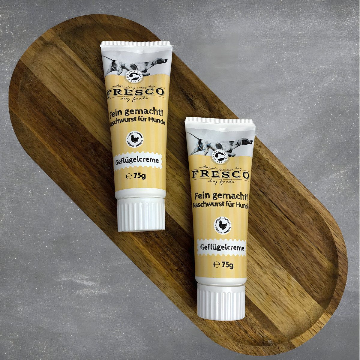 Fresco Fein gemacht! Geflügelcreme für Hunde 75 g, für: Hund