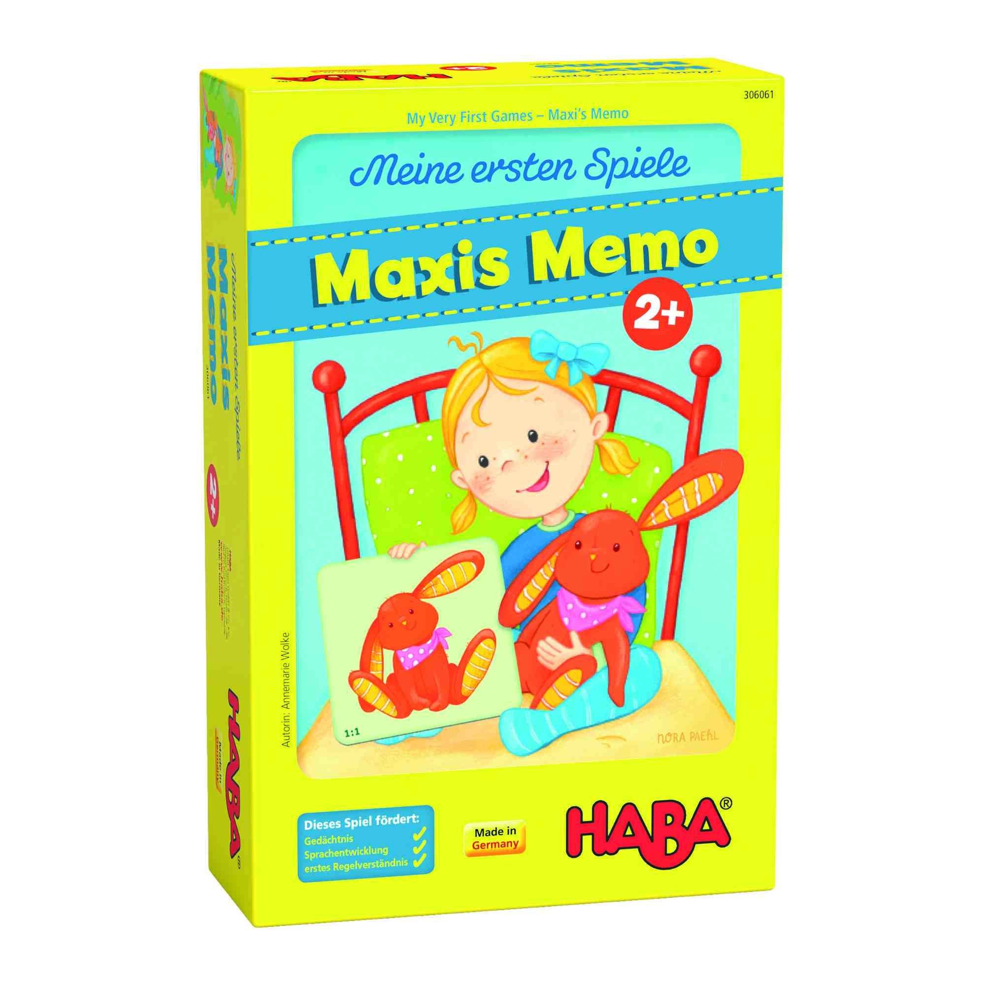 Haba Spiel Memospiel mit Kuscheltieren für Kinder ab 2 Jahren