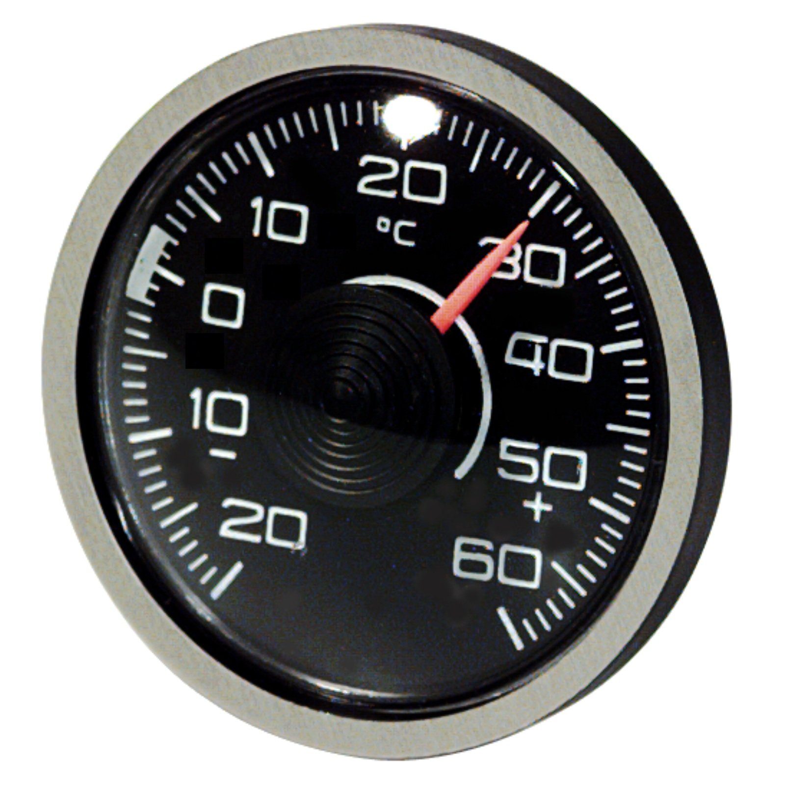 Raumthermometer Historisches 1976 Thermometer Bimetall selbstklebend justierbar 4 cm