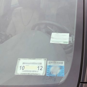 Retoo Auto Parkscheinhalter Tickethalter Halter KFZ Parking Ticket Clip Handy-Halterung, (Ticket Clip, 1 x Ticketinhaber, Einfach zu installieren, Transparent, Montage mit 3M-Klebeband)