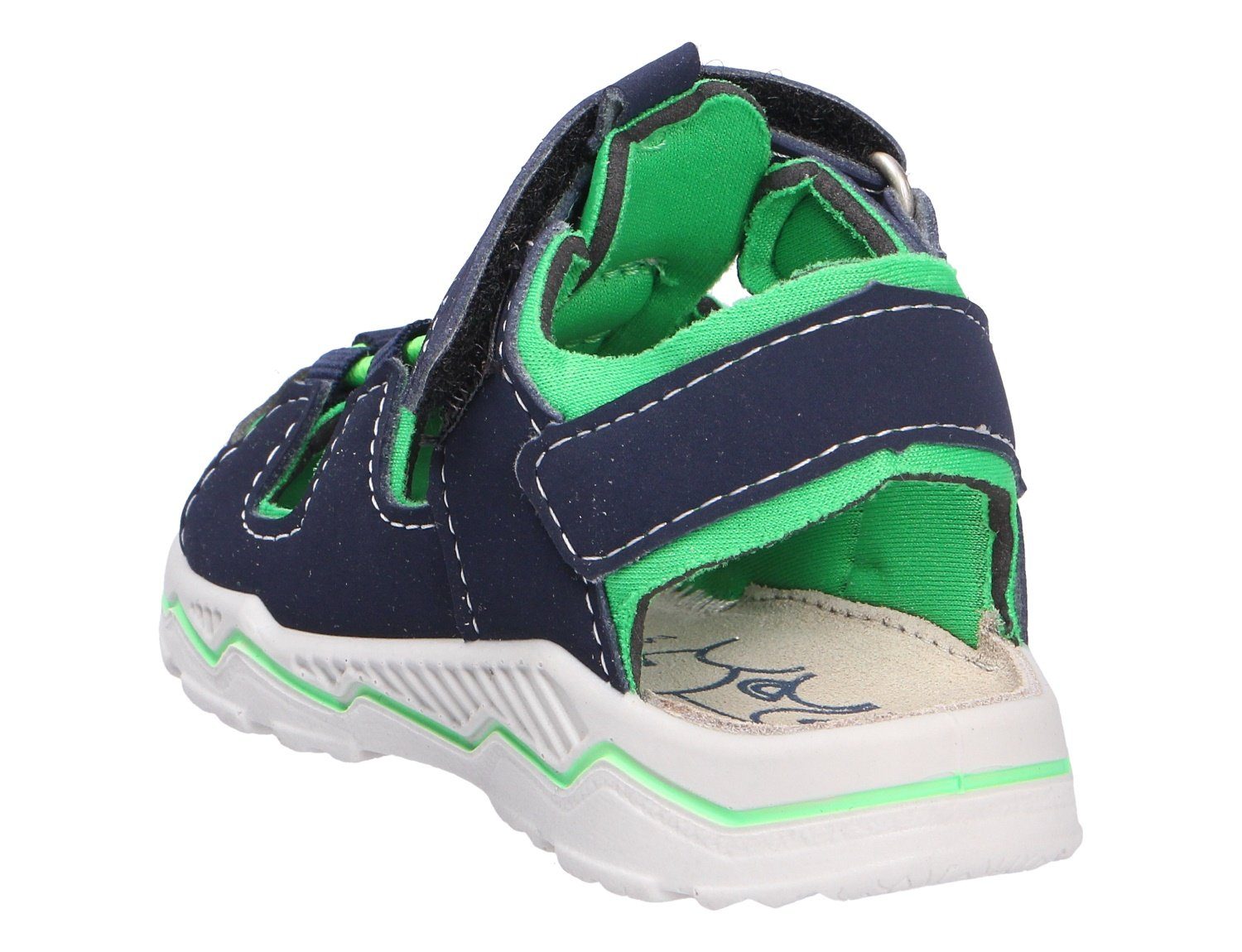 Gehcomfort Sandale Pepino Weicher GERY Ricosta Nautic/Neongrün