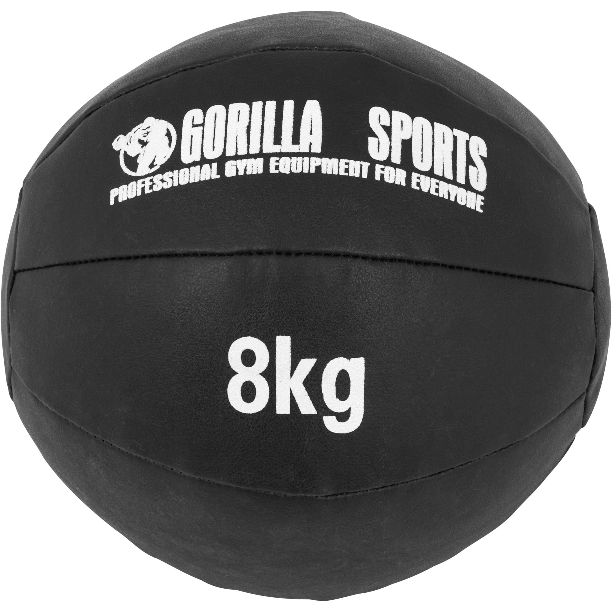 Trainingsball, Einzeln/Set, GORILLA kg Set Medizinball Gewichtsball 29cm, Leder, 55 aus SPORTS Fitnessball,