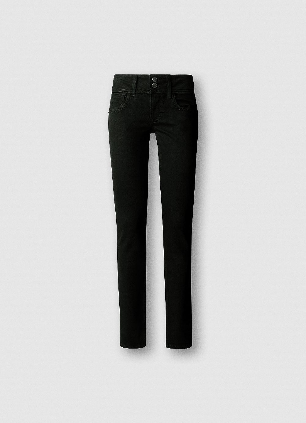 Pepe Jeans Straight-Jeans SLIM JEANS MW GEN mit doppeltem Knopfverschluss